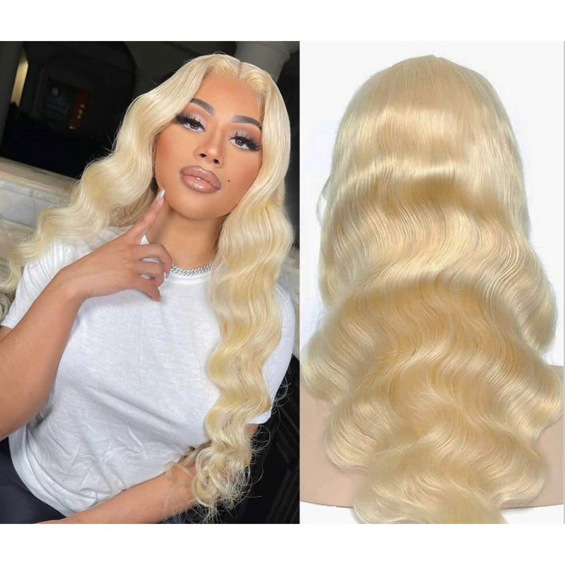 20" #613 Body Wave Hair 13x4 Lace Front Wig 150% Density Swiss Lace